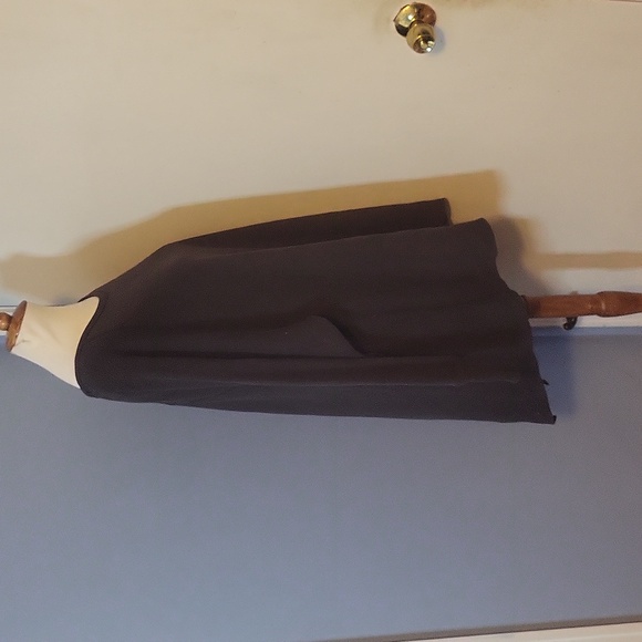 We The Free People Solid Black Waffle Knit Top Large Oversized A Line Swing - Picture 4 of 7